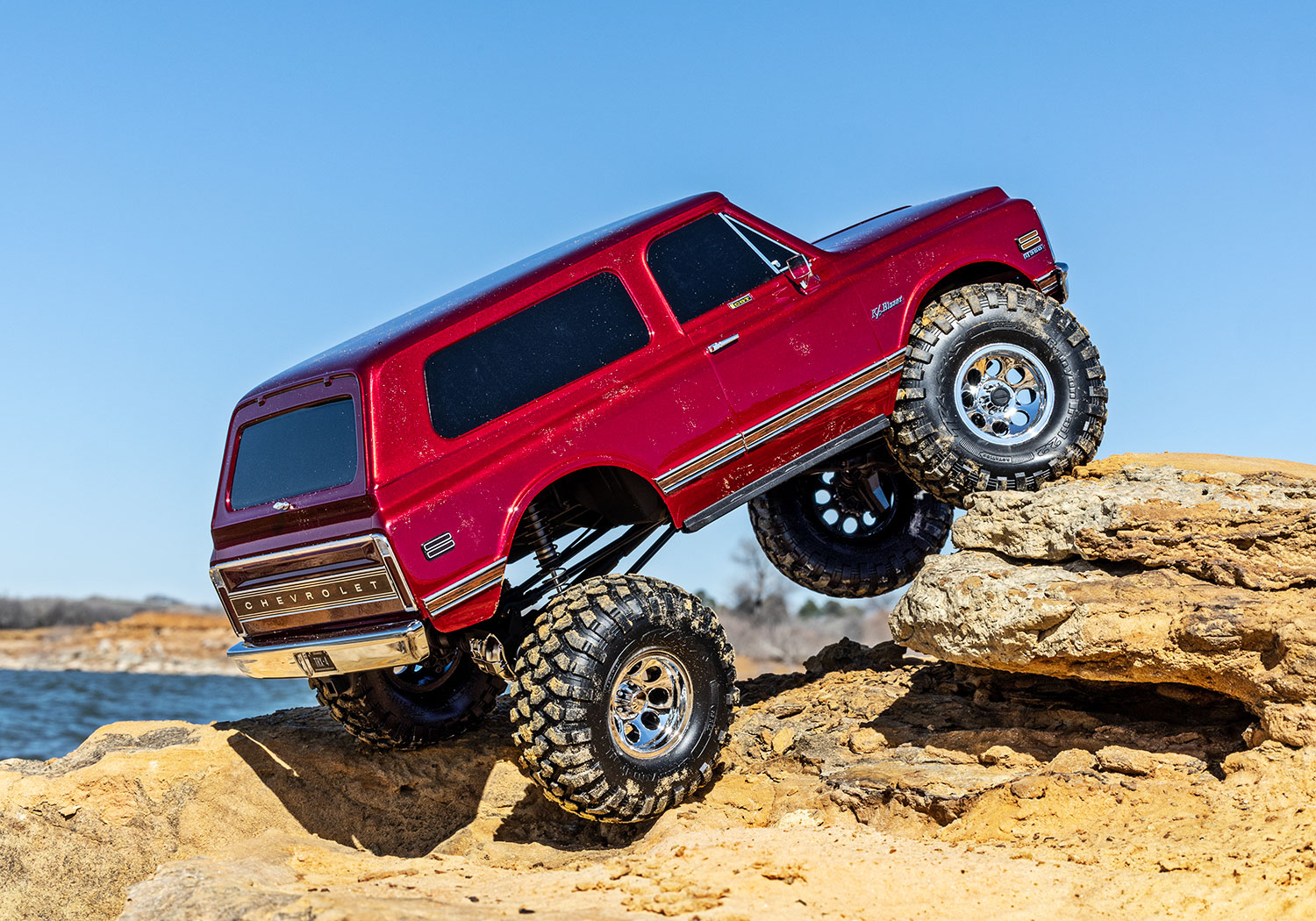TRAXXAS TRX-4 Chevy 1972 Blazer HighTrail rot met. RTR o. Akku/Lader 92086-4