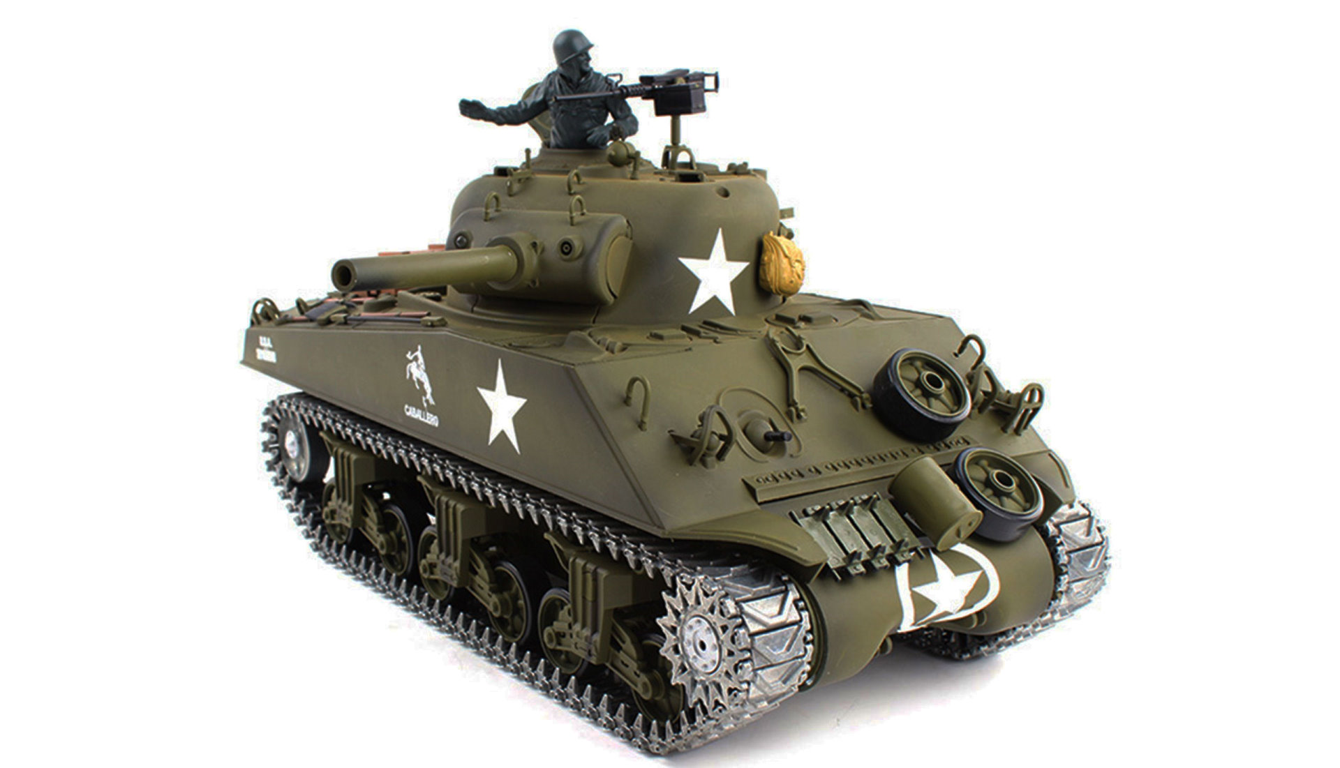 Amewi U.S. M4A3 Sherman 1:16 Professional Line IR/BB Panzer Sound/Rauch/Metall 23115 - Abbildung 2