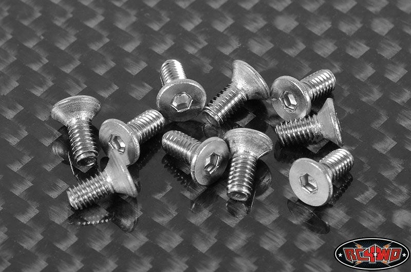 RC4WD Flat Head Cap Screws M2.5 x 6mm (10) Z-S1209
