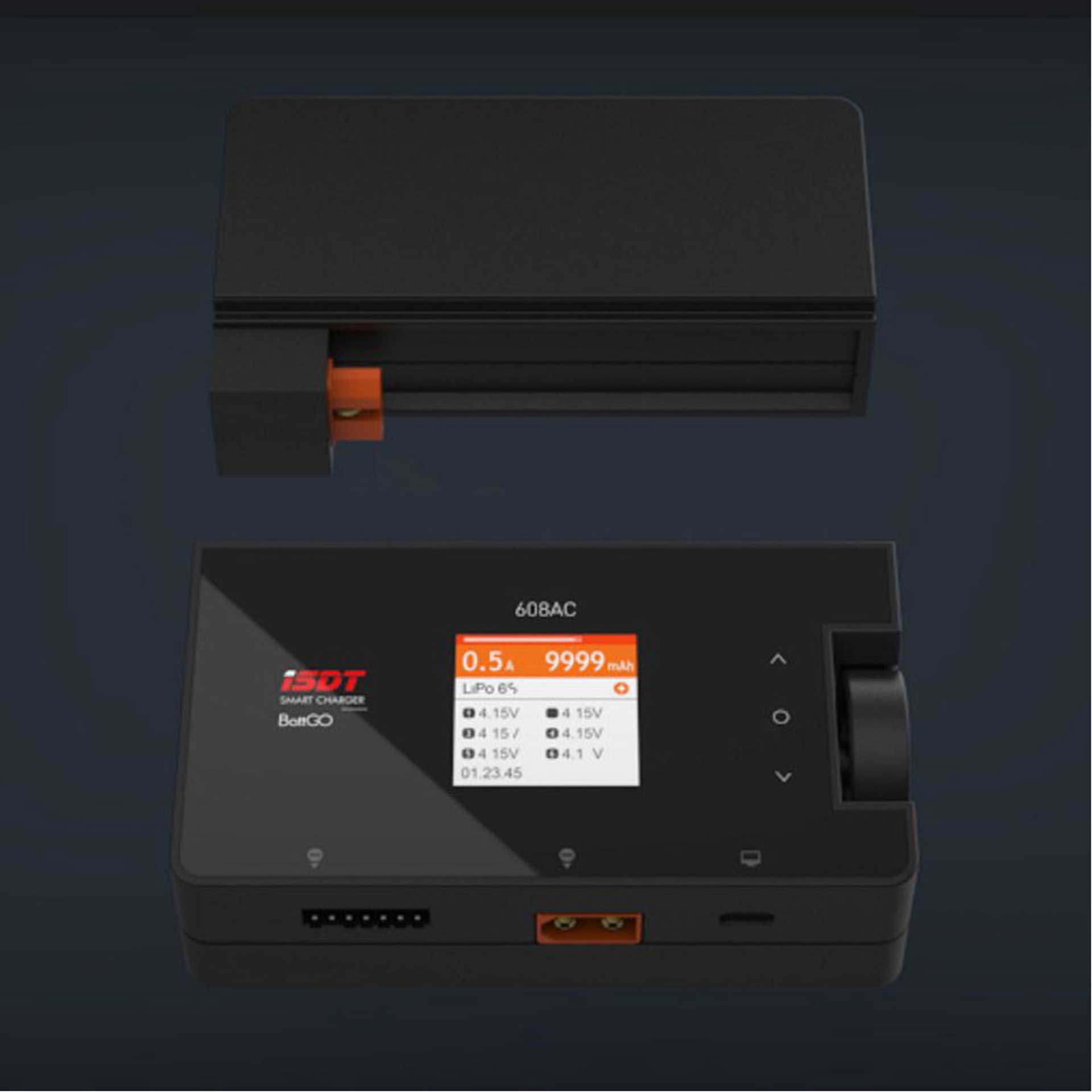 ISDT 608AC SMART CHARGER AC/DC 60/200W BATTGO™ READY -8Q 1-6S Ladegerät 608AC