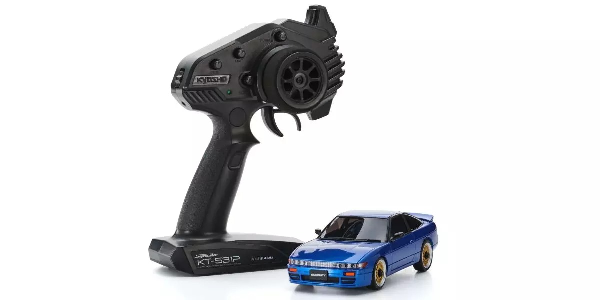 Kyosho Mini-Z AWD Nissan Silvia S13 Sileighty Blue (MA020N-M/KT531P) 32660BL - Abbildung 3