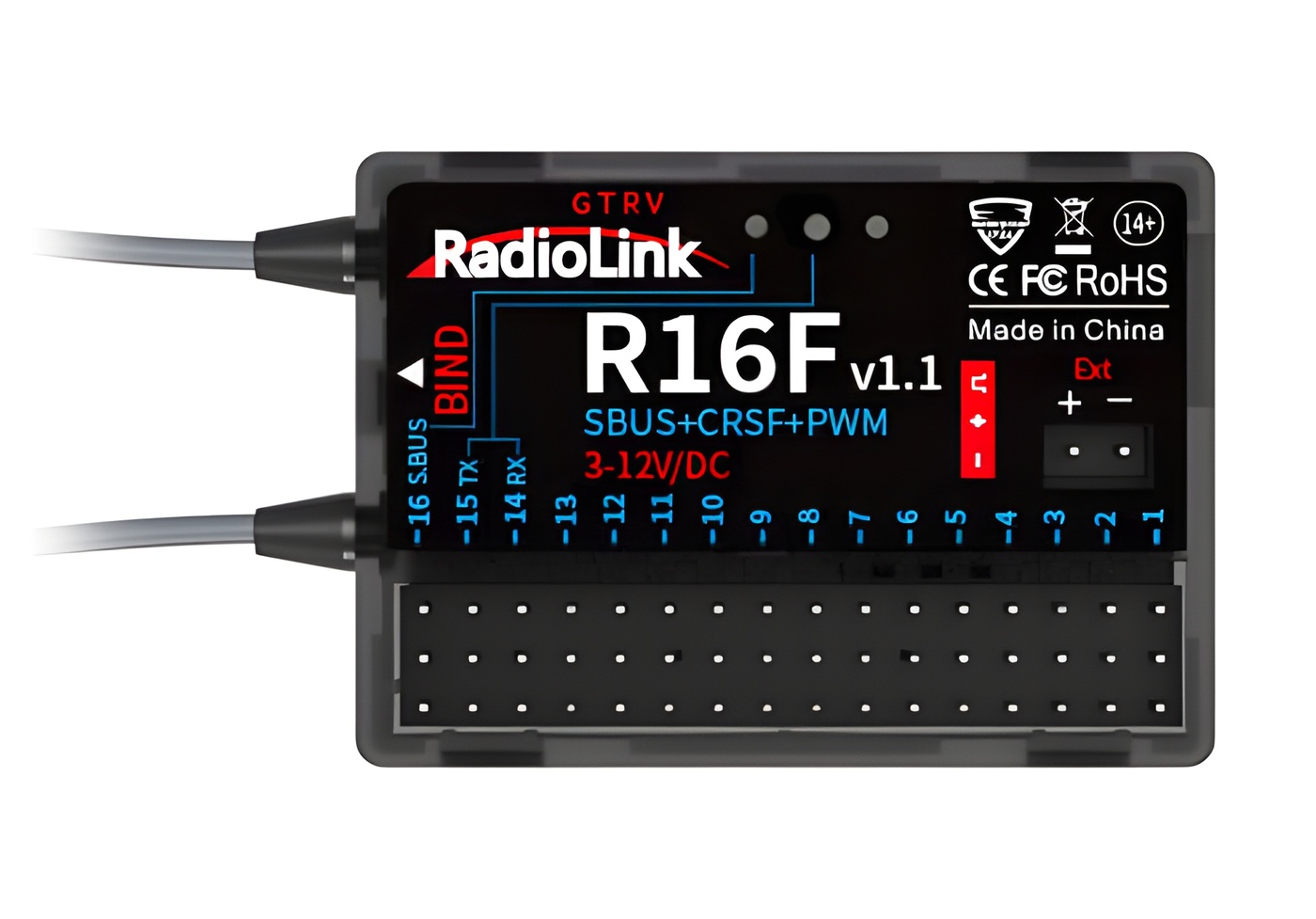 RadioLink Empänger R16F 16-Kanal R16F