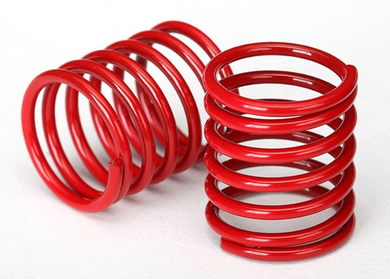 Traxxas Dämpfer-Feder rot (2) 8362