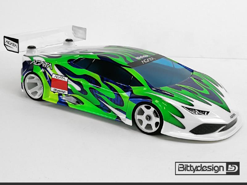Bittydesign GT12 body AGATA for 1/12 Supastox class BDGT12-AGT