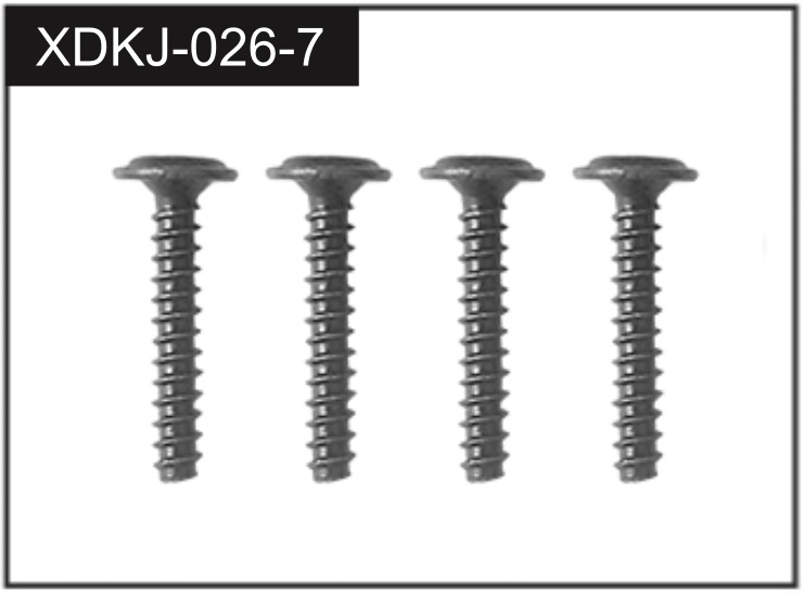 Absima 2.3*14 Screws (4) J-026-7