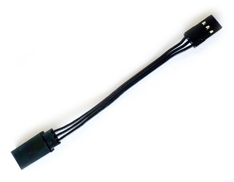 H-SPEED Servokabel Verlängerung JR 75mm schwarz HSPC220