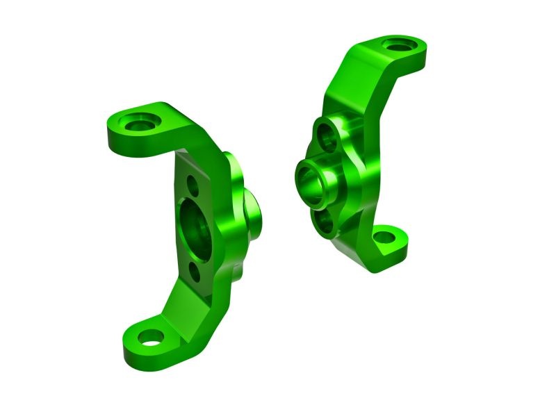 Traxxas Caster-Blocks, 6061-T6 Alu grün eloxiert l/r 9733-GRN