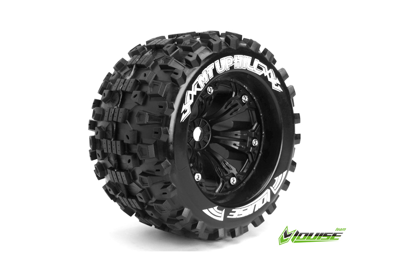 Louise MT 3.8 UPHILL 1/8 Sport Felge schwarz (2) TRAXXAS, HPI / 0 Offset / L-T3219B