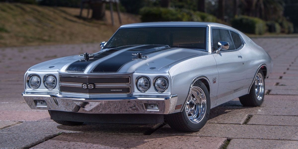 Kyosho FAZER MK2 Chevrolet Chevelle SS454 LS6 1970 Silber 34416T1B