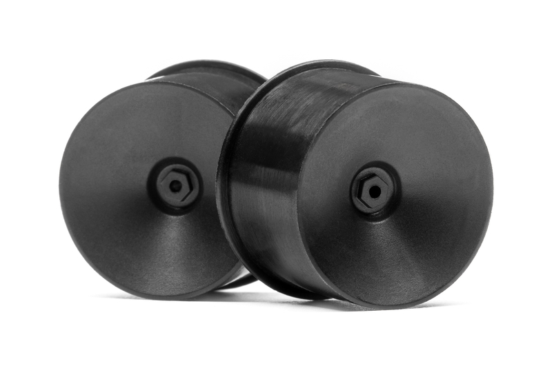 HPI Q32 Dish Felgen Set (schwarz/22X14/4St) 116017 - Abbildung 1