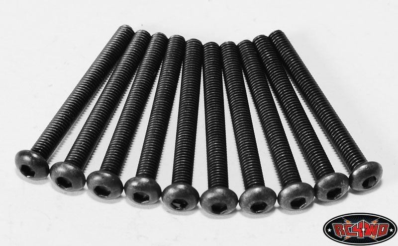 RC4WD Steel Button Head Cap Screws M3 x 25mm (10) Z-S0748