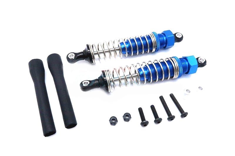 GPM Alu Stoßdämpfer vorne 90mm blau Tamiya DT03