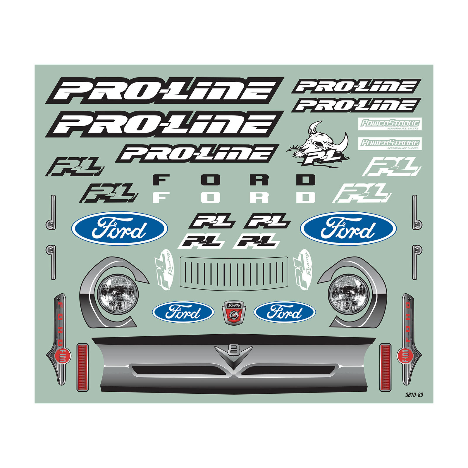Pro-Line 1956 Ford F-100 Karo klar Pre-Cut für X-MAXX 3610-17