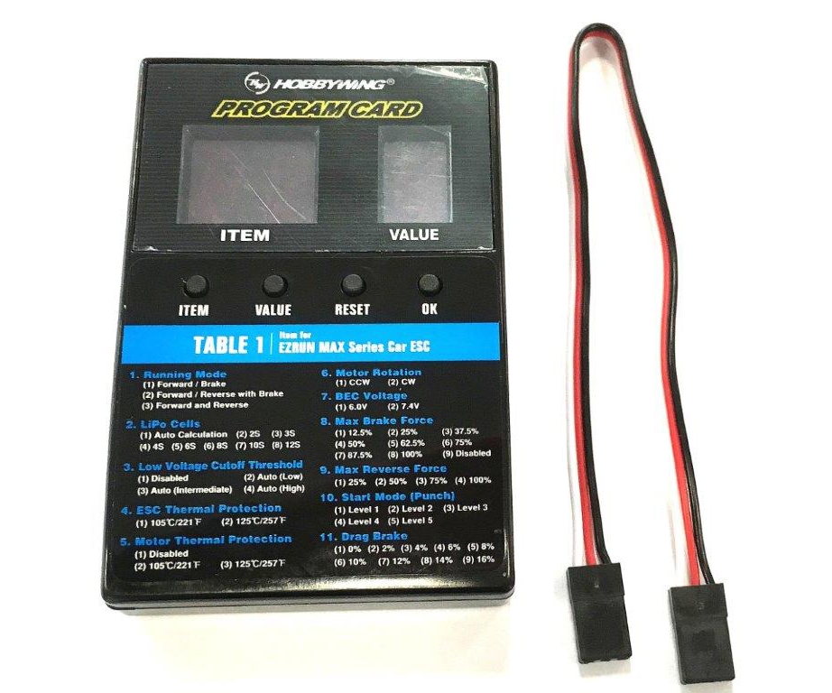 Carson 06143 CARSON Brushless Programmierbox 1:8/1:10 500906143
