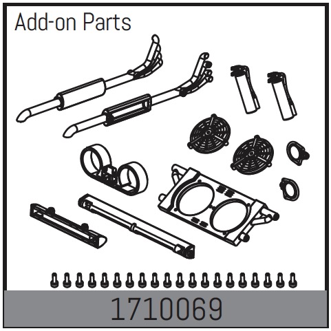 Absima Anbauteileset 1710069