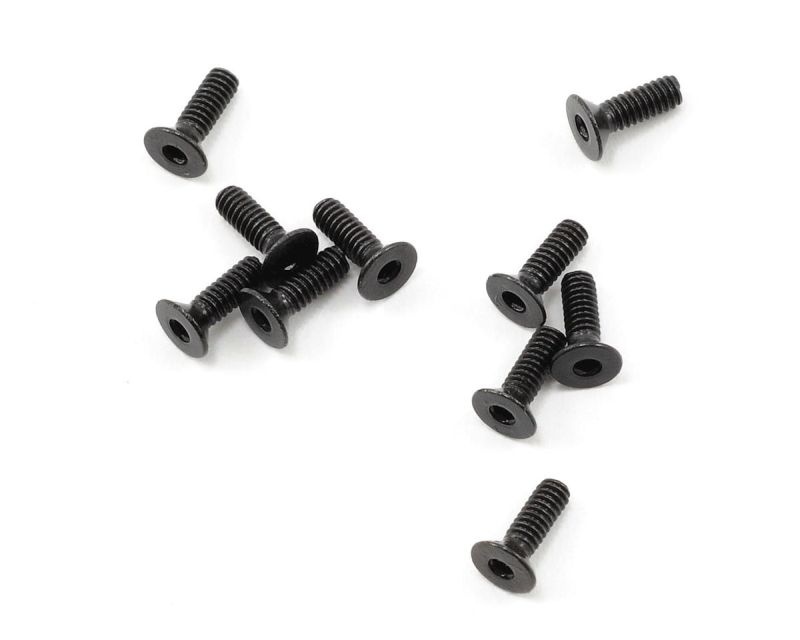 ProTek RC 2x6mm High Strength Flachkopfschrauben (10)  PTK-H-2001