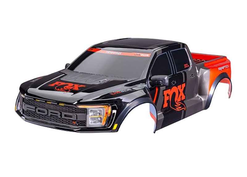 Traxxas Karosserie komplett Fox inkl Anbauteile (Clipless) Raptor R 4x4 10112-FOX