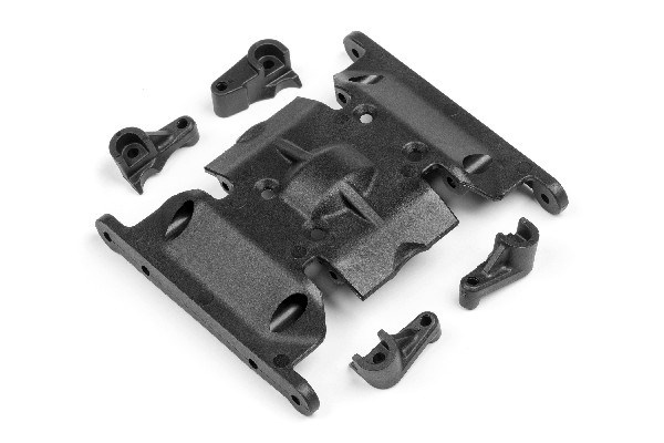 HPI MITTEL SKID PLATE SET 116845