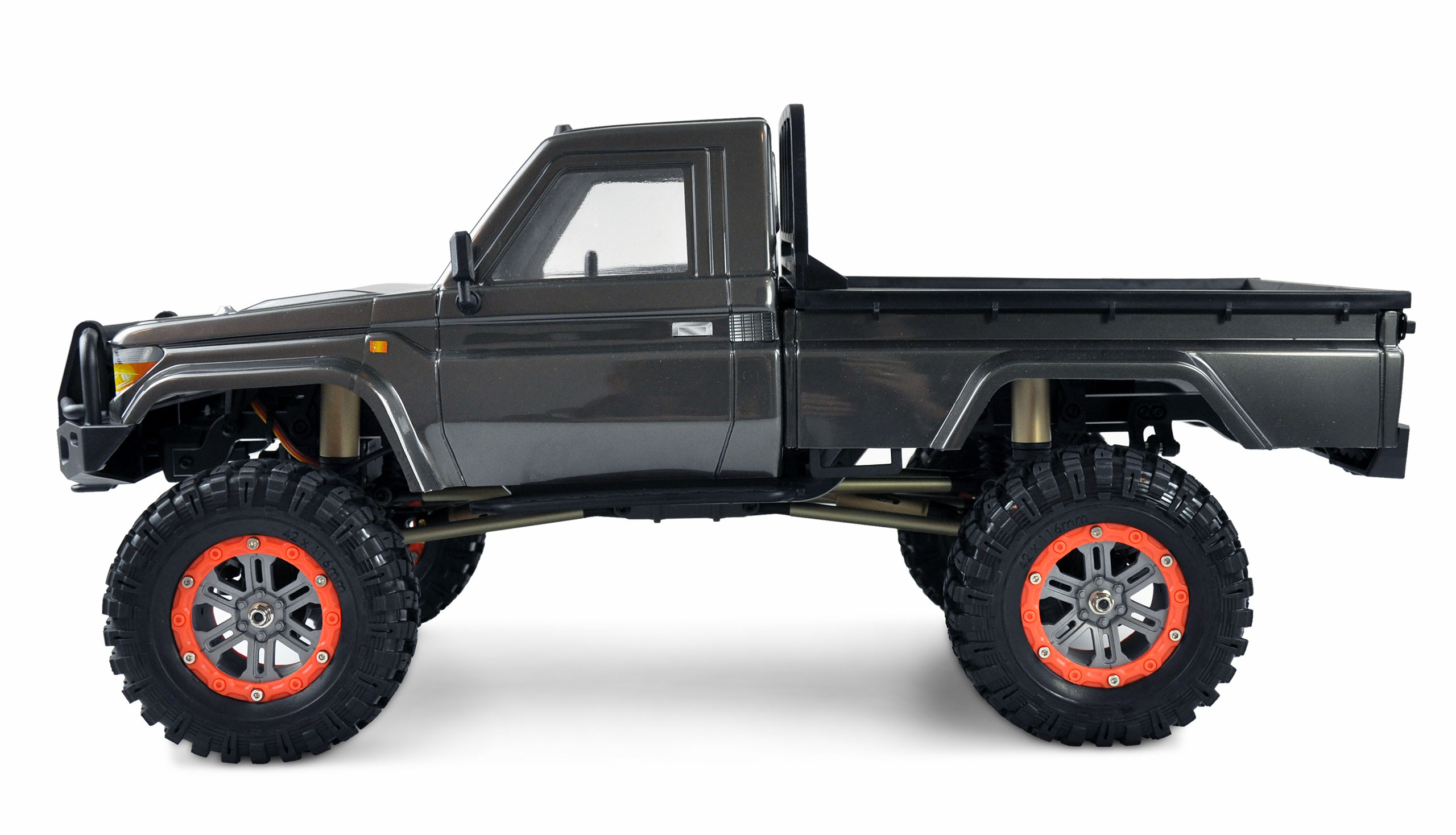 Amewi AMXRock RCX10P Scale Crawler Pick-Up 1:10, RTR grau 22435