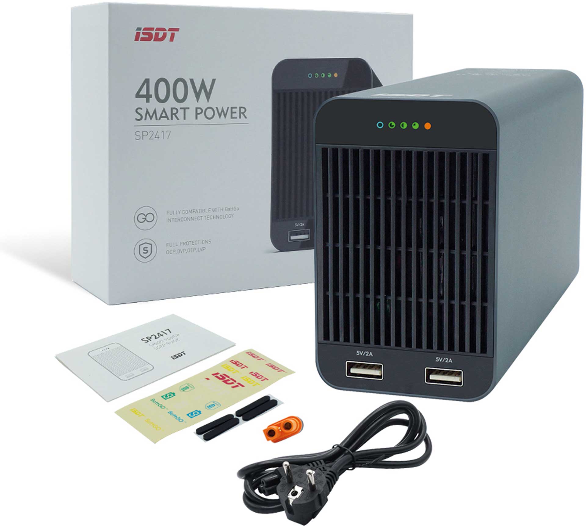 ISDT SP2417 24V SMART POWER NETZGERÄT 400W MIT BATTGO® SP2417