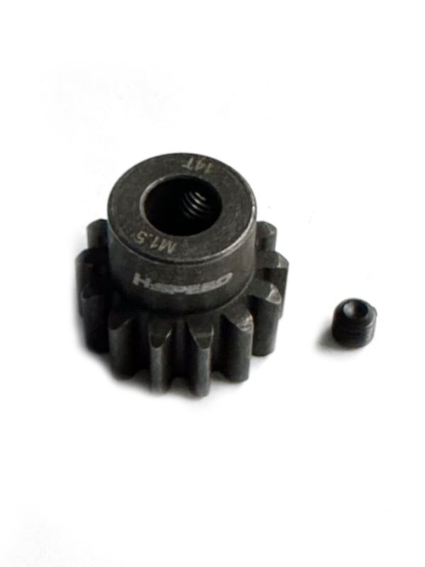 H-SPEED Stahlritzel 14 Zähne M1,5 8mm Bohrung HSPX414