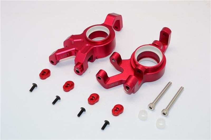 GPM Alu Lenkhebel Set vorne rot Traxxas X-MAXX