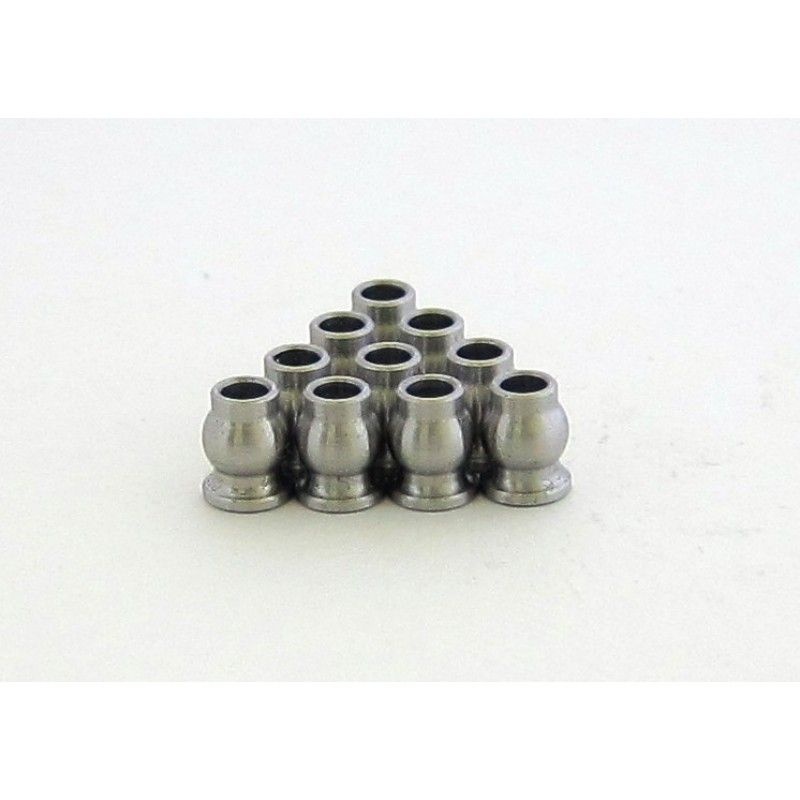 SAMIX Edelstahl Stahl 5.8mm Kugel mit Flansch für Axial SCX10 BFS-58