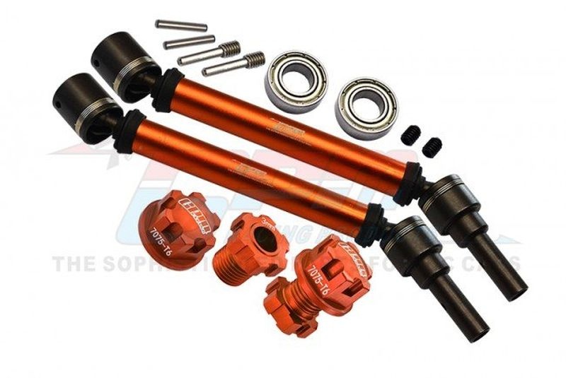 GPM Stahl CVD gehärtet mit Aluwelle Set v/h orange (2) TRX WideMAXX TXMS143F/RSNOR