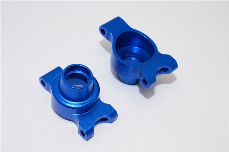 GPM Alu Radträger hinten blau Tamiya TT01