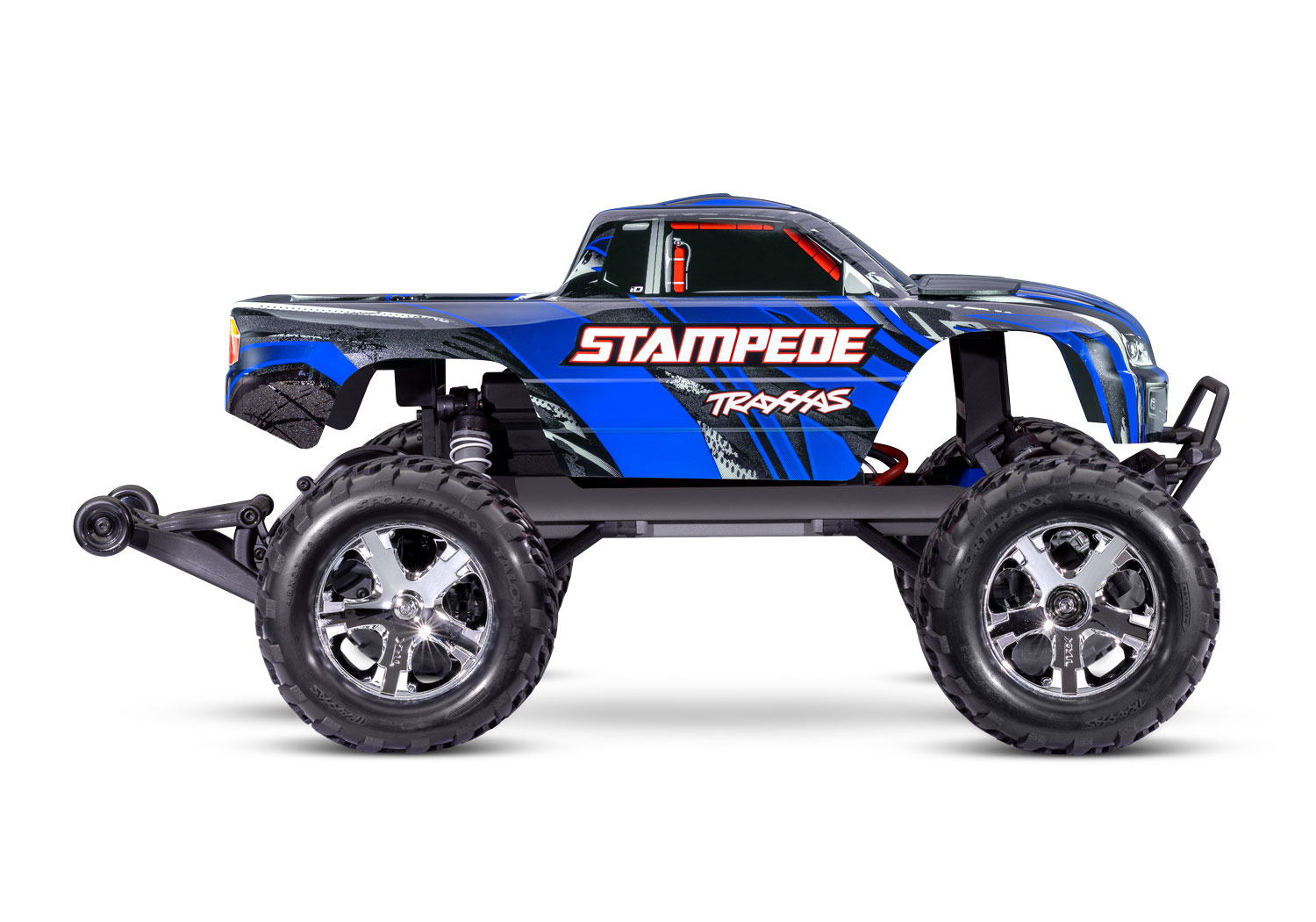 Traxxas Stampede Blau 1/10 2WD HD Monster-Truck RTR mit Akku und USB-Lader 36254-8 - Abbildung 3