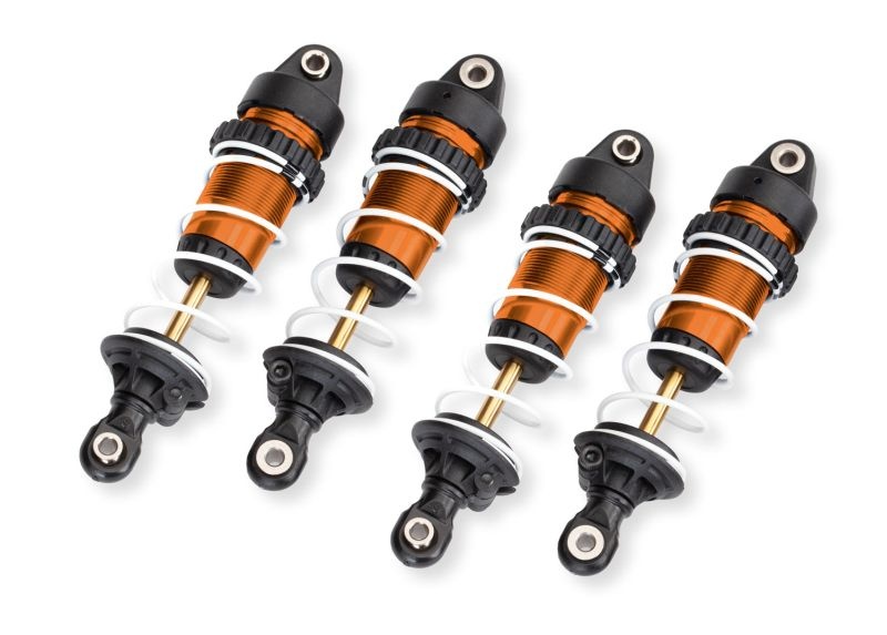 Traxxas Dämpfer GTR lang orange mit Federn (4) Mini-Maxx 10765-ORNG