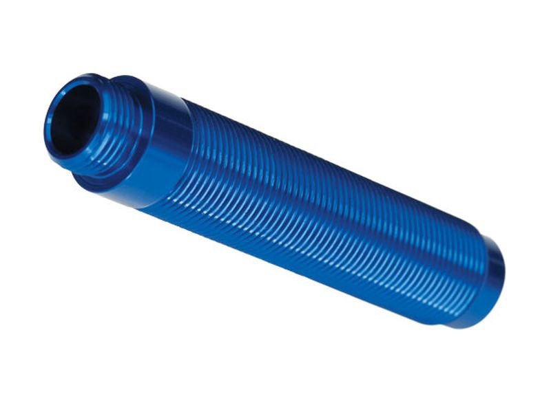 Dämpfer-Gehäuse, GTS lang Alu blau (1) (für #8140X) 8162X
