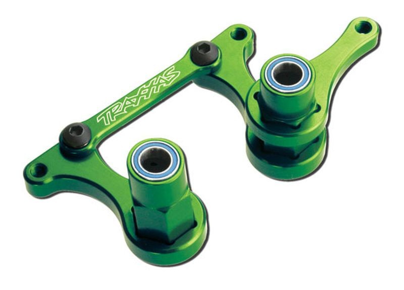 Traxxas Lenkungsteile Alu grün 3743G