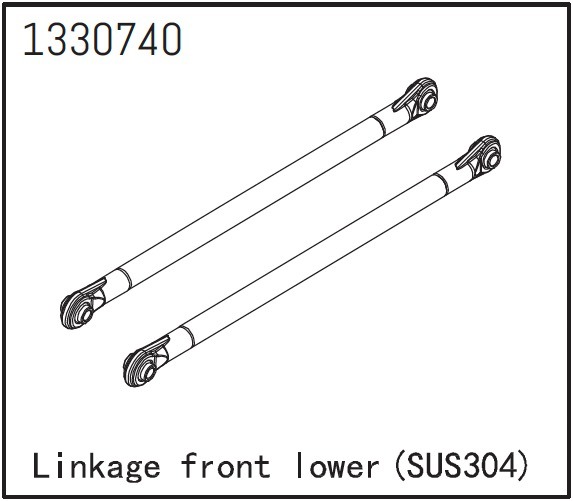 Absima Linkset vorne/unten - BronX 1330740