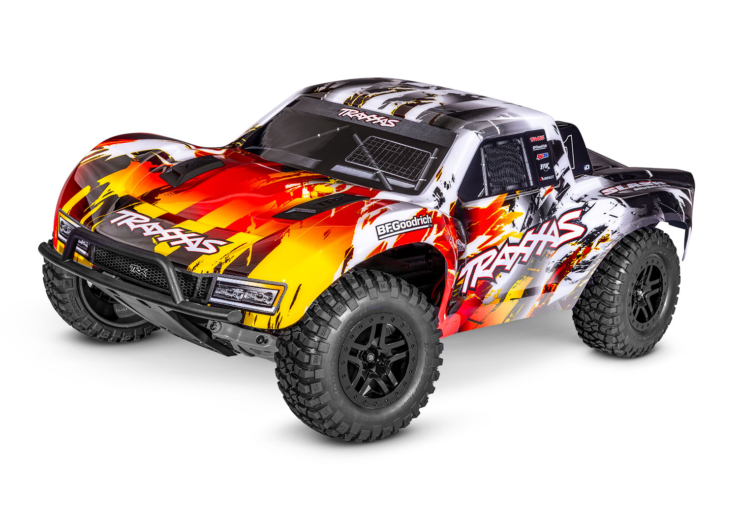 Traxxas Slash 2WD VX3 Brushless Short-Course Rot 1/10 RTR 58434-4 - Abbildung 1