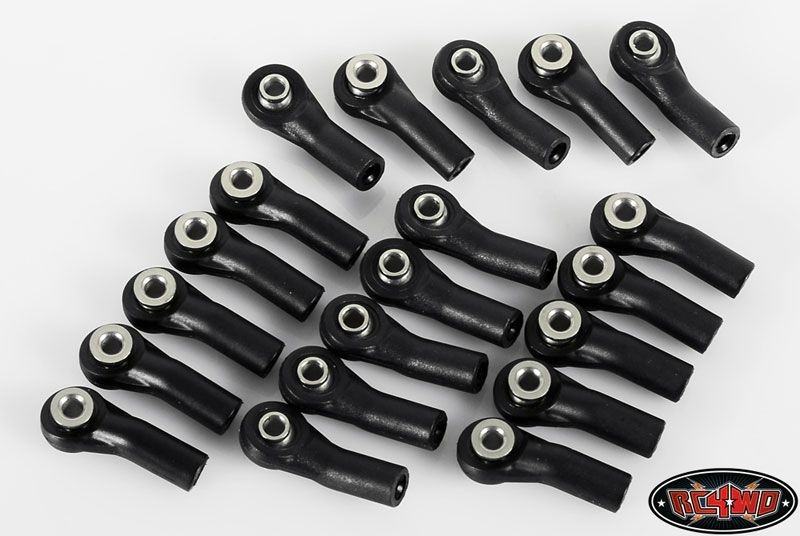 RC4WD M3 Plastic Bent Rod Ends w/ Axial Width Balls (20x) Z-S0833