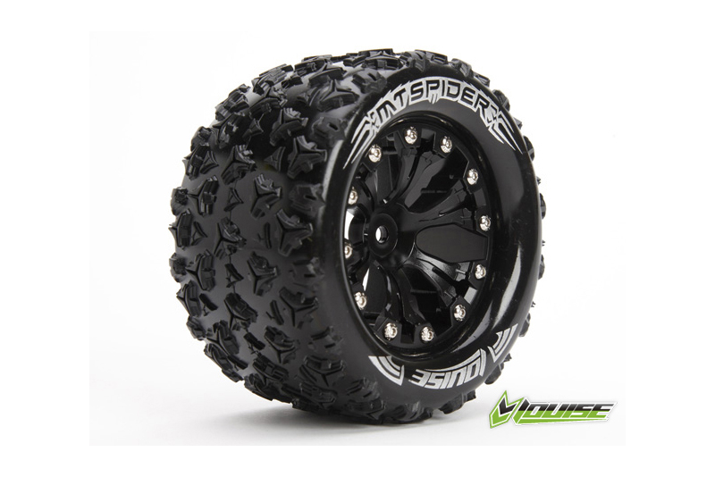 Louise MT-Spider soft Felge schwarz 1/2 Offset (2) Truck 2,8 L-T3203SBH