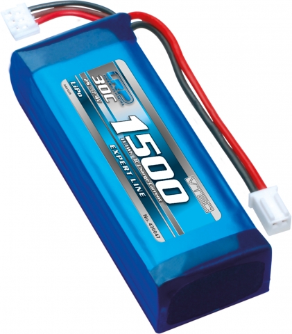 LRP VTEC Expert Line 1500mAh - 2S1P - 7.4V - 30C LiPo SP 430047 - Abbildung 1