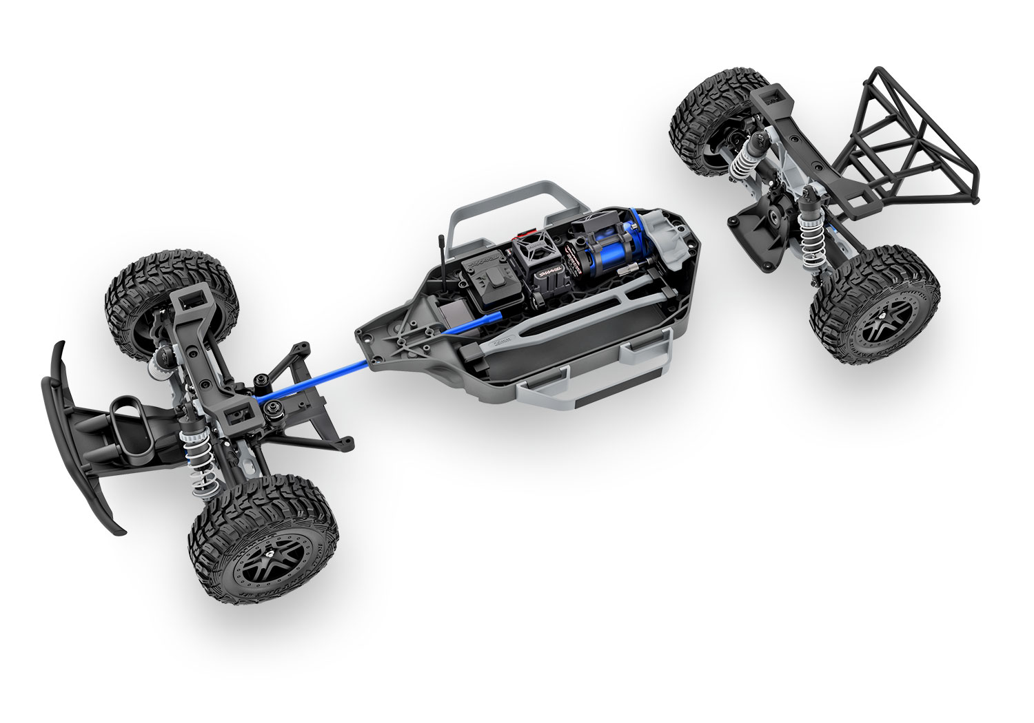 Traxxas Slash 4x4 VX3 Brushless Short Course Rot 68454-4 - Abbildung 6