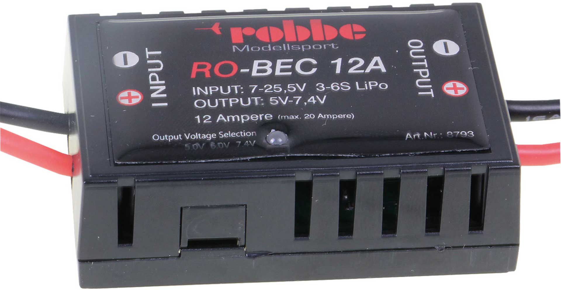 Robbe RO-BEC 12A EMPFÄNGERSTROMVERSORGUNG 8793