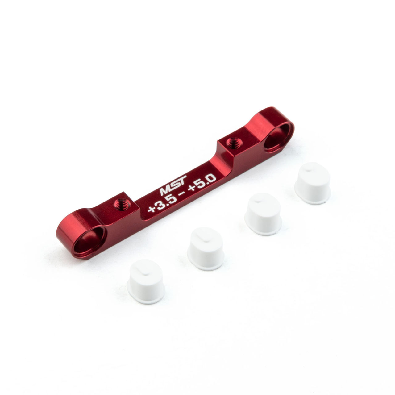 MST-Racing Adjustable alum. suspension mount (+3.5~+5.0) (red) 820143R