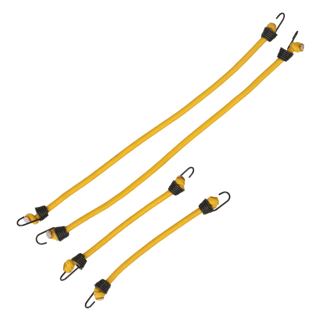Robitronic Spanngurte mit Haken Gelb elastisch (2 Paar) R21003Y