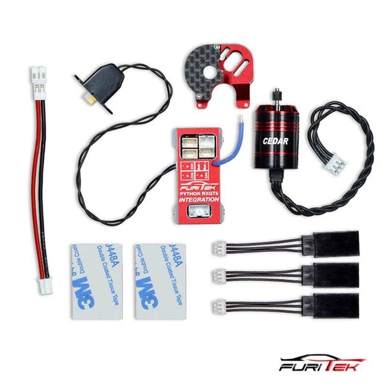 FURITEK Torpedo RXGT5 Brushless Power System integr. Flysky FS-GT5 für Axial SCX24 FUR-2565