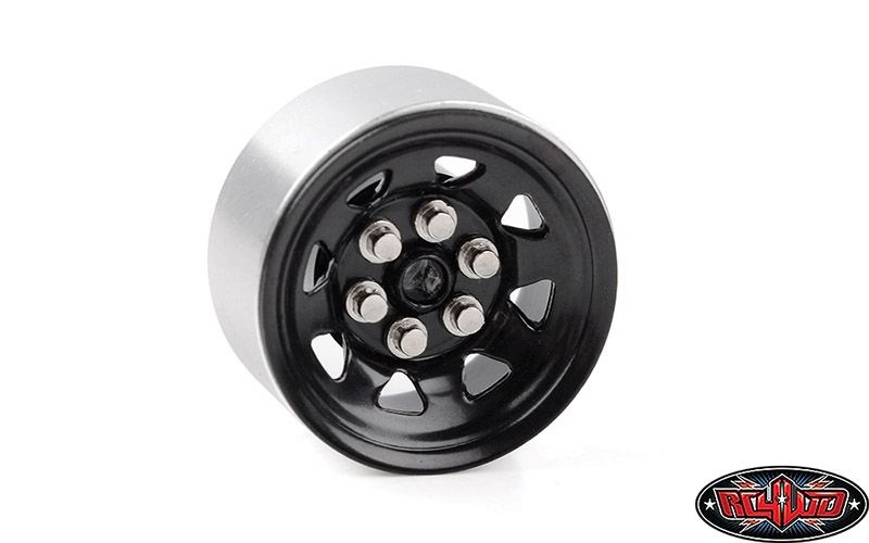 RC4WD Stamped Steel 0.7 Stock Beadlock Wheels (Black) Z-W0087