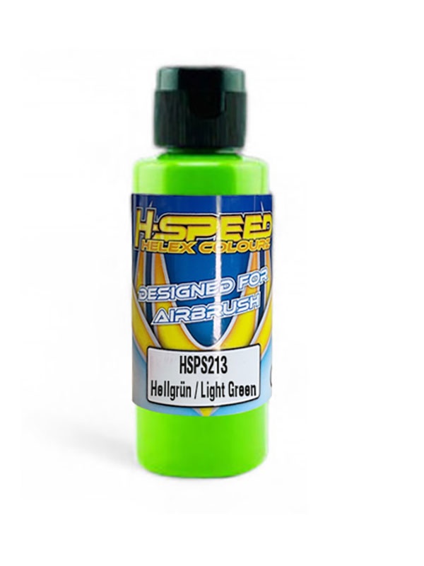 H-SPEED Lexan Airbrush Farbe 60 ml Hellgrün / Light Green HSPS213