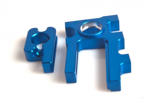 LPR Aluminium Motorhalter (blau)  Rebel Bxe 133192