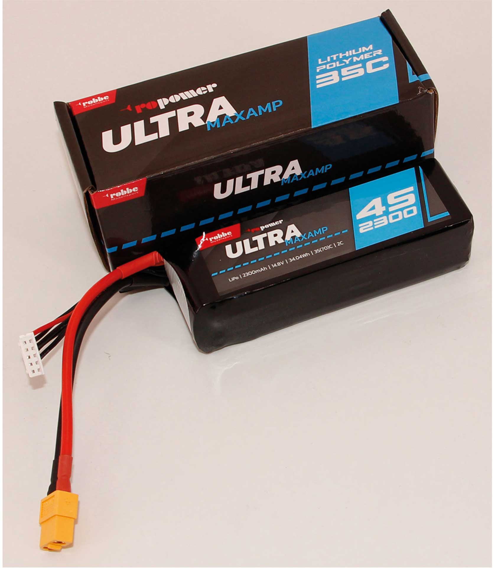 Robbe RO-POWER ULTRA MAXAMP 2300MAH 14,8 VOLT 4S 35(70)C LIPO AKKU 7363