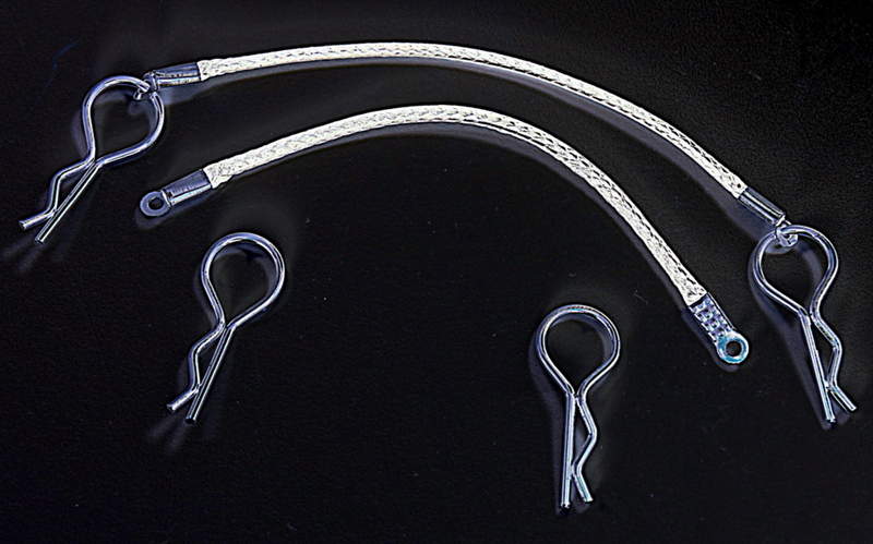 Absima Karosseriesplinte mit Seil, silber 2440026