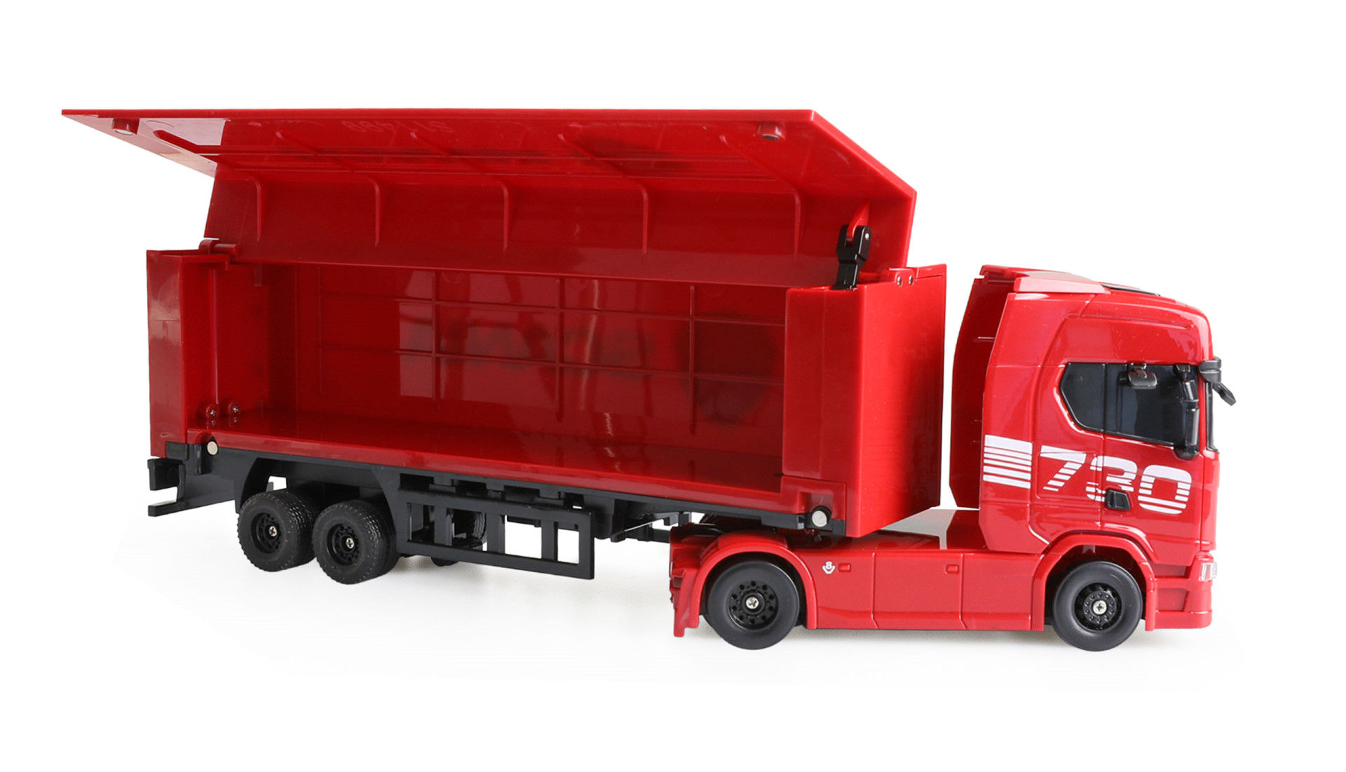 Amewi Scania 730 S Mini LKW mit Kofferauflieger proportional 4WD 1:64 RTR rot - Abbildung 7