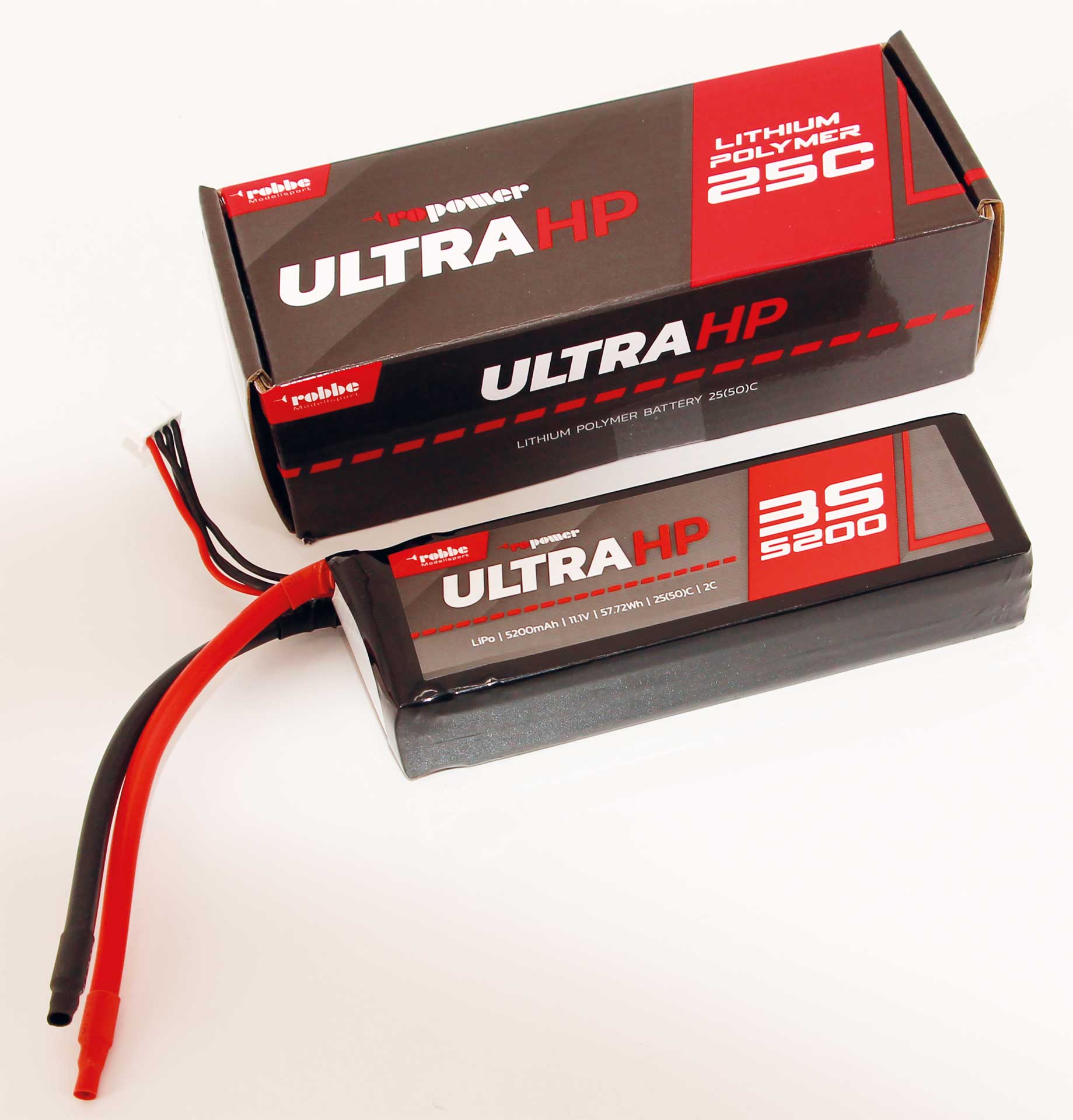 Robbe RO-POWER ULTRA HP 5200MAH 11,1 VOLT 3S 25(50)C LIPO AKKU XT-90 7347